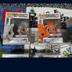 Cube &  Vulpix Pokemon Center Exclusive Funko Pops