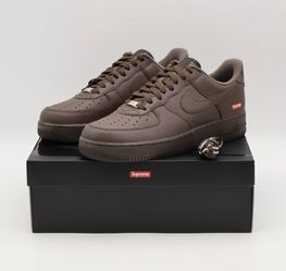 Supreme x Nike Air Force 1 Low Brown 10.5 men’s