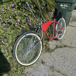 26 inch lowrider bicycle 26" Beach Cruiser 589-1. Mi Gente Customs 26 inch beach cruiser lowrider