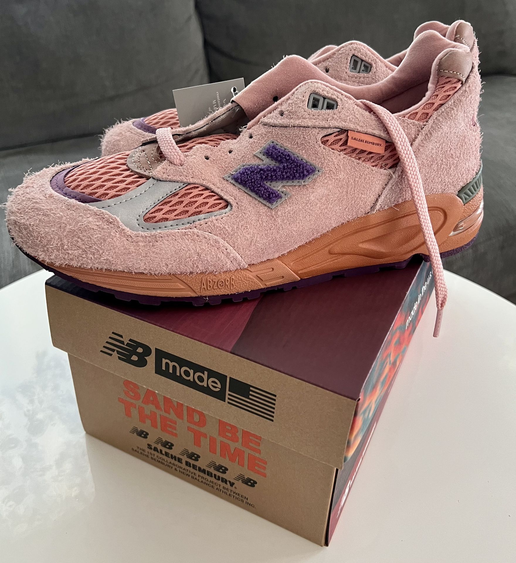 Brand new! New Balance 990v2 Salehe Bembury Sand Be The Time Men's