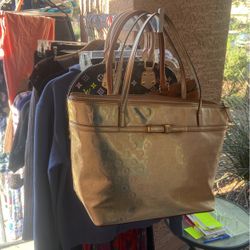 Kate Spade Large Gold Purse