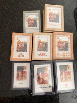 32 Brand-New Fall & Halloween 4x6 Picture Frames - From target $3 each