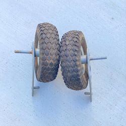 Wheel Tires With Rims Pair
