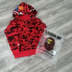 Bape Zip Up Size M