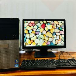 Dell Optiplex 390 3.10Ghz i3 8GB RAM 256GB Storage Windows 10 pro Complete Set