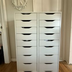 Ikea Alex Drawer System Set Of 2 Dresser Organization