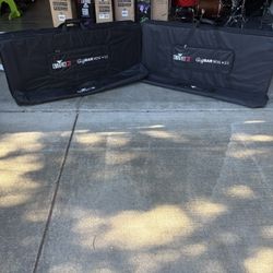 (2) Brand New Chauvet GigBAR Move + ILS Cases