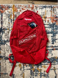 Supreme Backpack FW23 3D Logo Red
