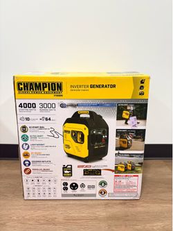Champion 4000W Inverter Generator – Brand New Sealed Box