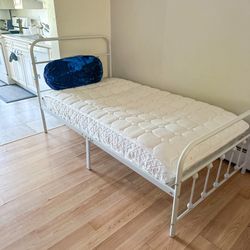 Twin Bed with New Mattress
