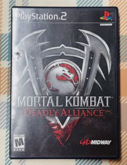 Mortal Kombat: Deadly Alliance (Sony PlayStation 2, 2002) With Case Tested/Works