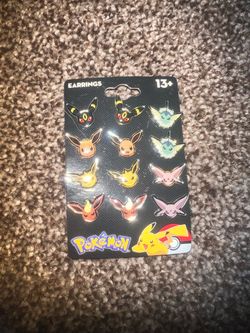 Eevee Evolution Pokemon Earrings