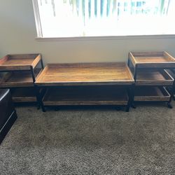 Coffee Table With Matching End Tables