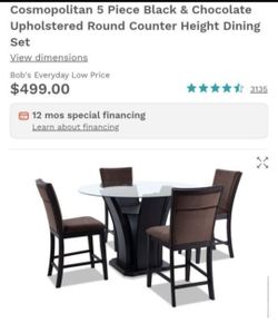 Cosmopolitan 5 Piece Dining Set