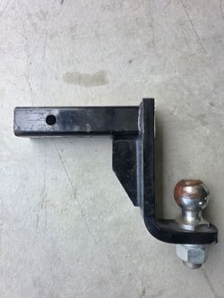Curt drop hitch with ball