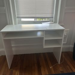 Desk with Shelves 