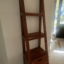 3 Tier Wood Accent Shelf