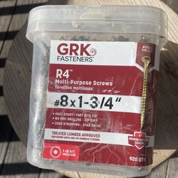 #8 x 1-3/4" - T15 - gold screws - 925qty (8 boxes available)