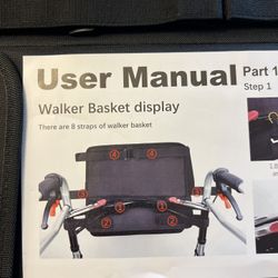 Walker Basket with Straps – $15