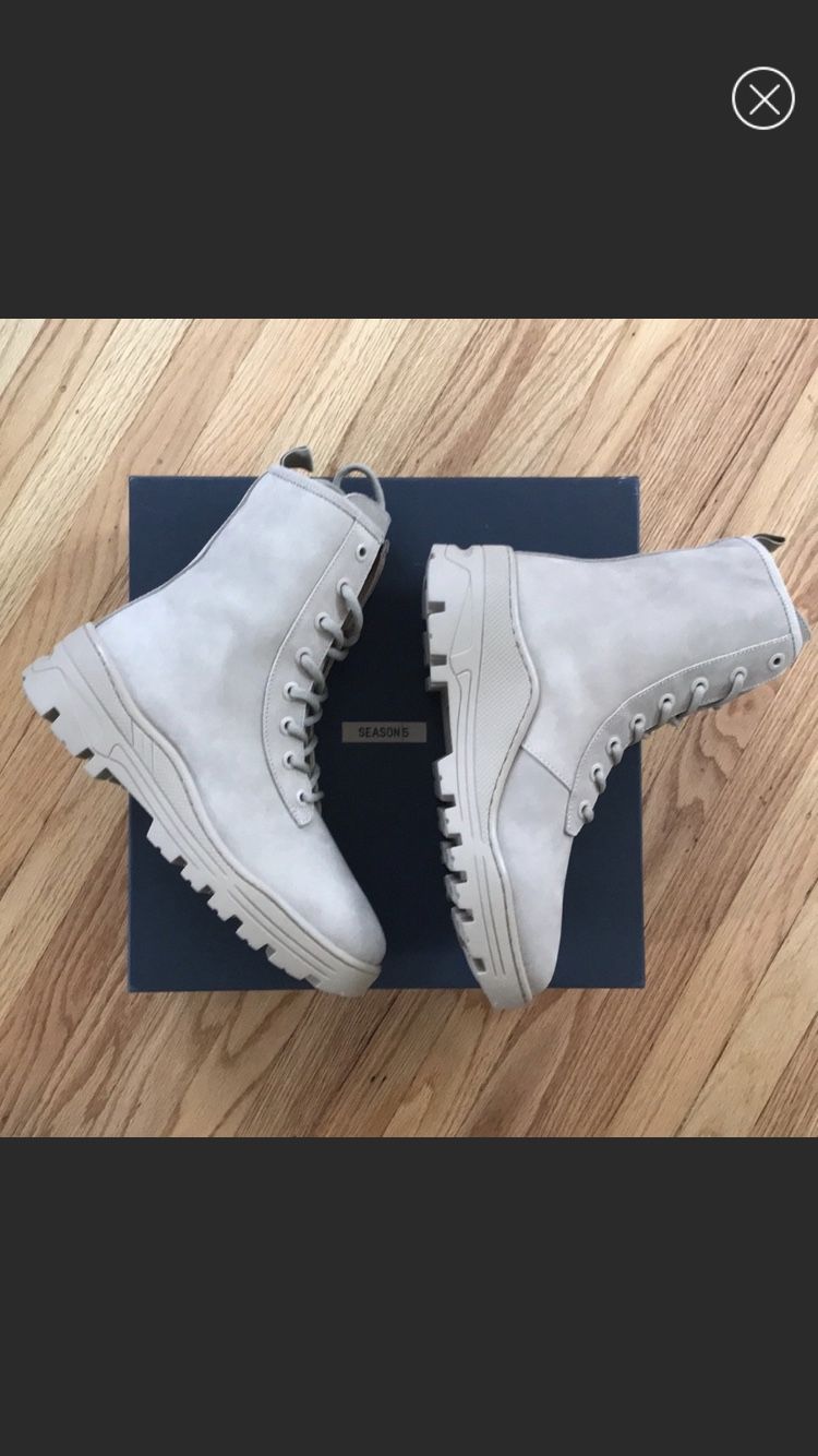 Yeezy Season Nubuck Taupe Boot