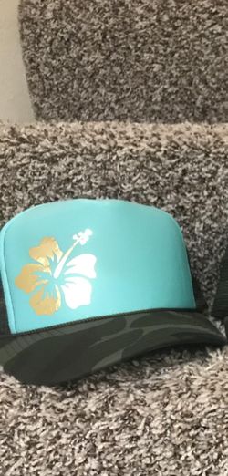 Custom camo trucker hat