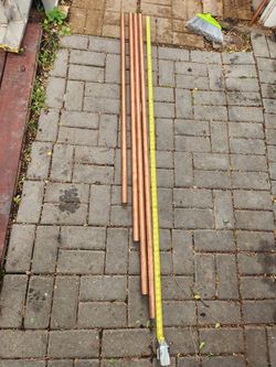 1 inch copper pipe.  Over 18 ft.