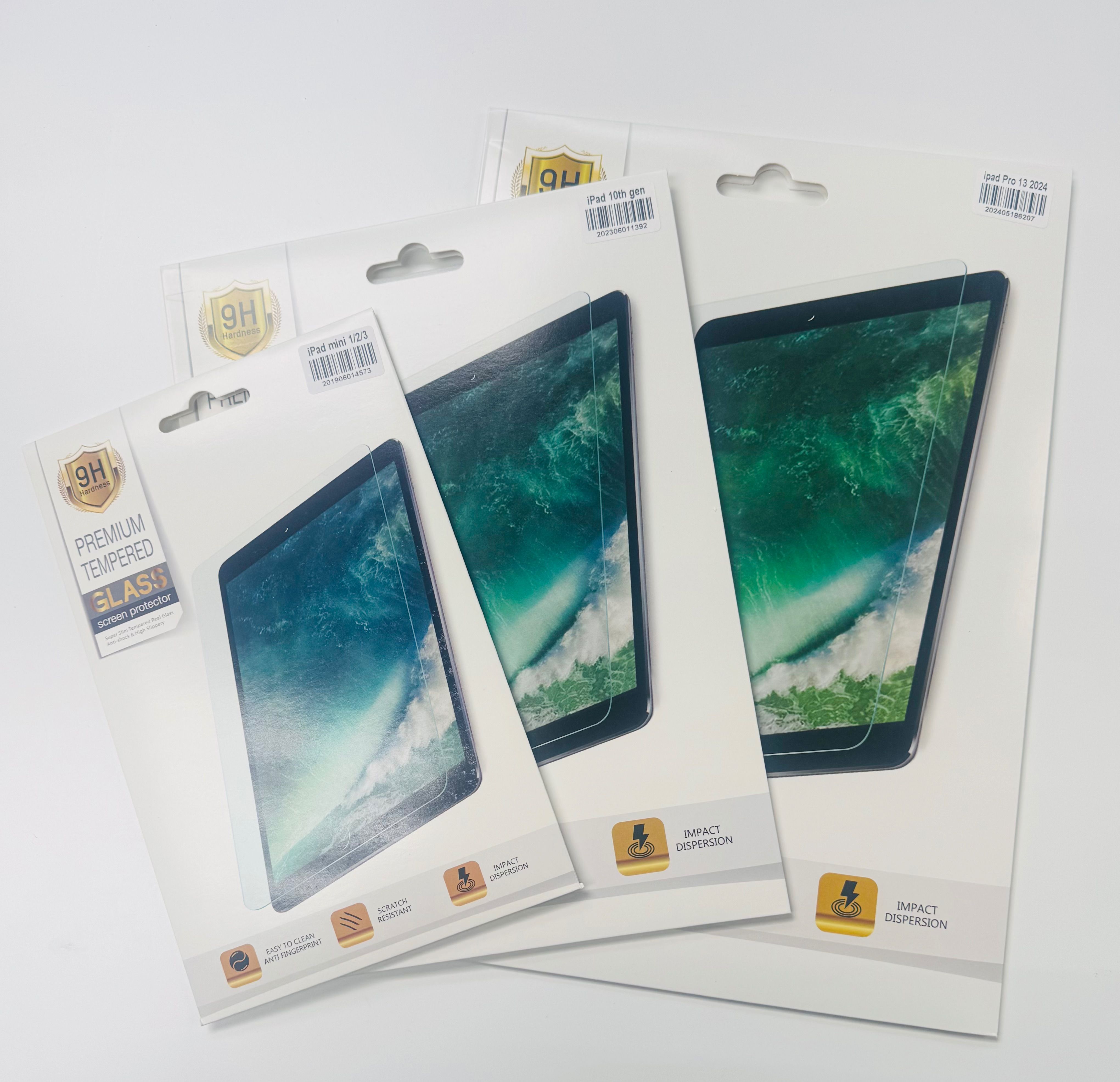 Tempered Glass screen protector for iPad and Tablet