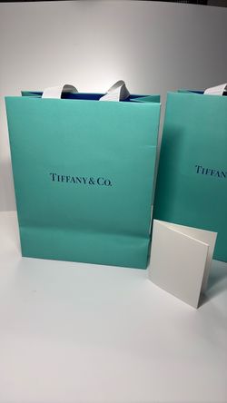 Tiffany & Co. Shopping Bags Set of Two