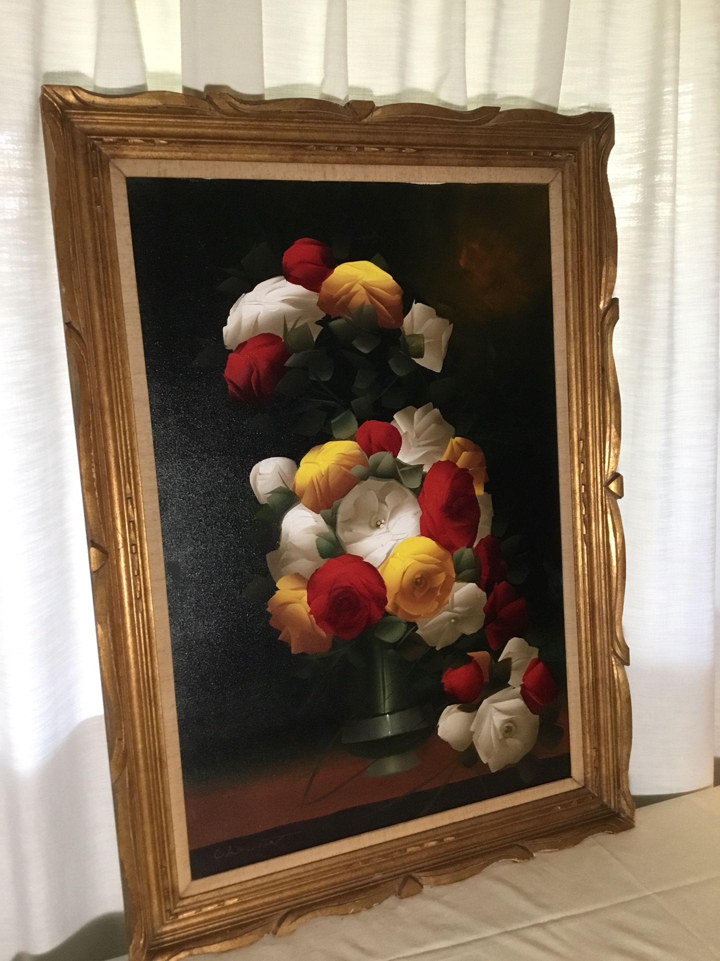 C. Lamont Oil Painting 43X32  Inches Including Frame 