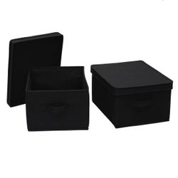3x IKEA Storage Boxes With Lid - Tjena (Unopened)