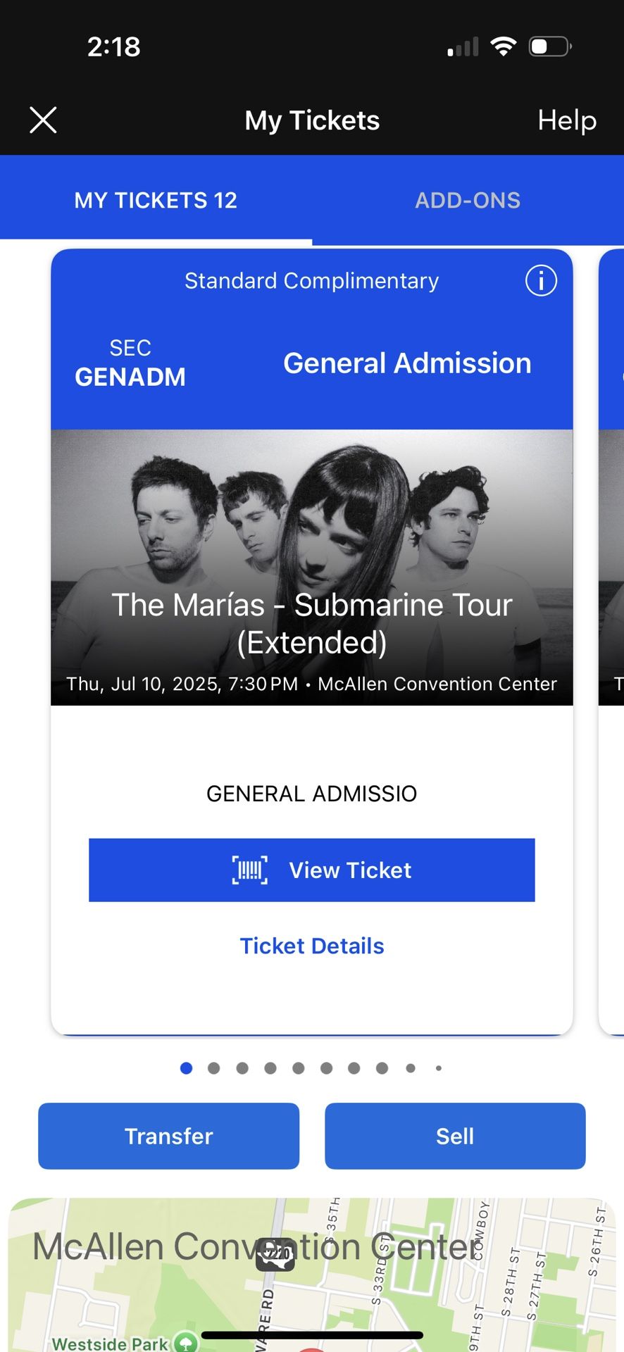 The Marias submarine Tour