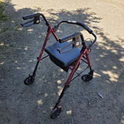 Walker With Seat