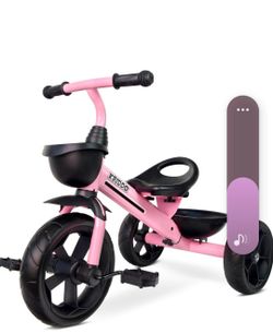 Kriddo Kids Tricycle Pink