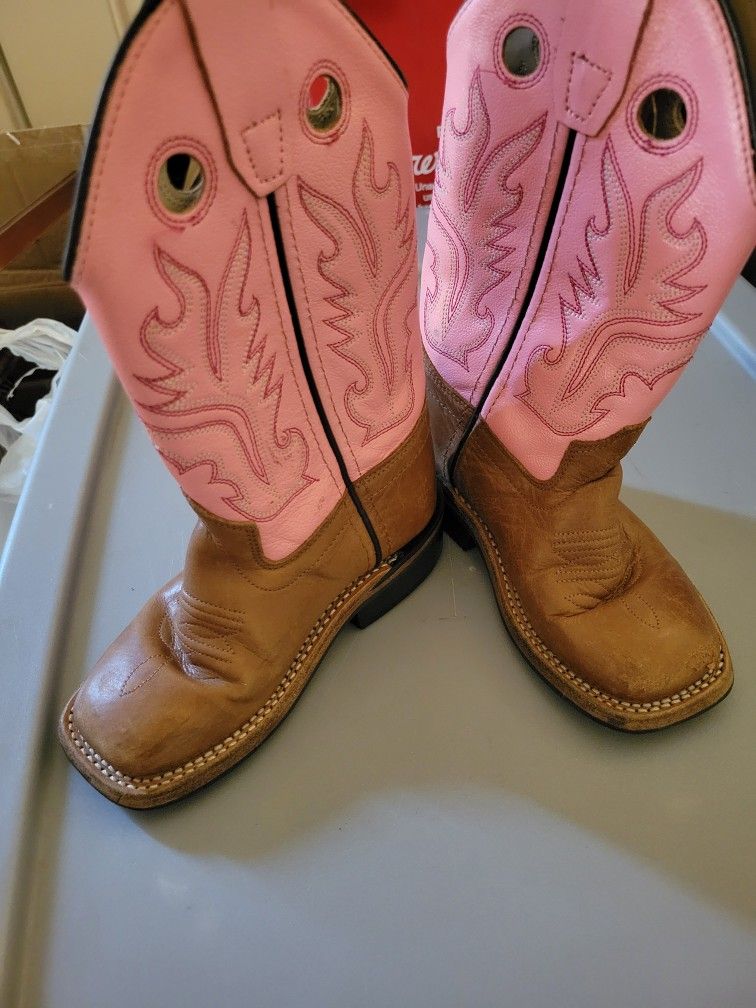 Pink Toddler Cowboy Boots