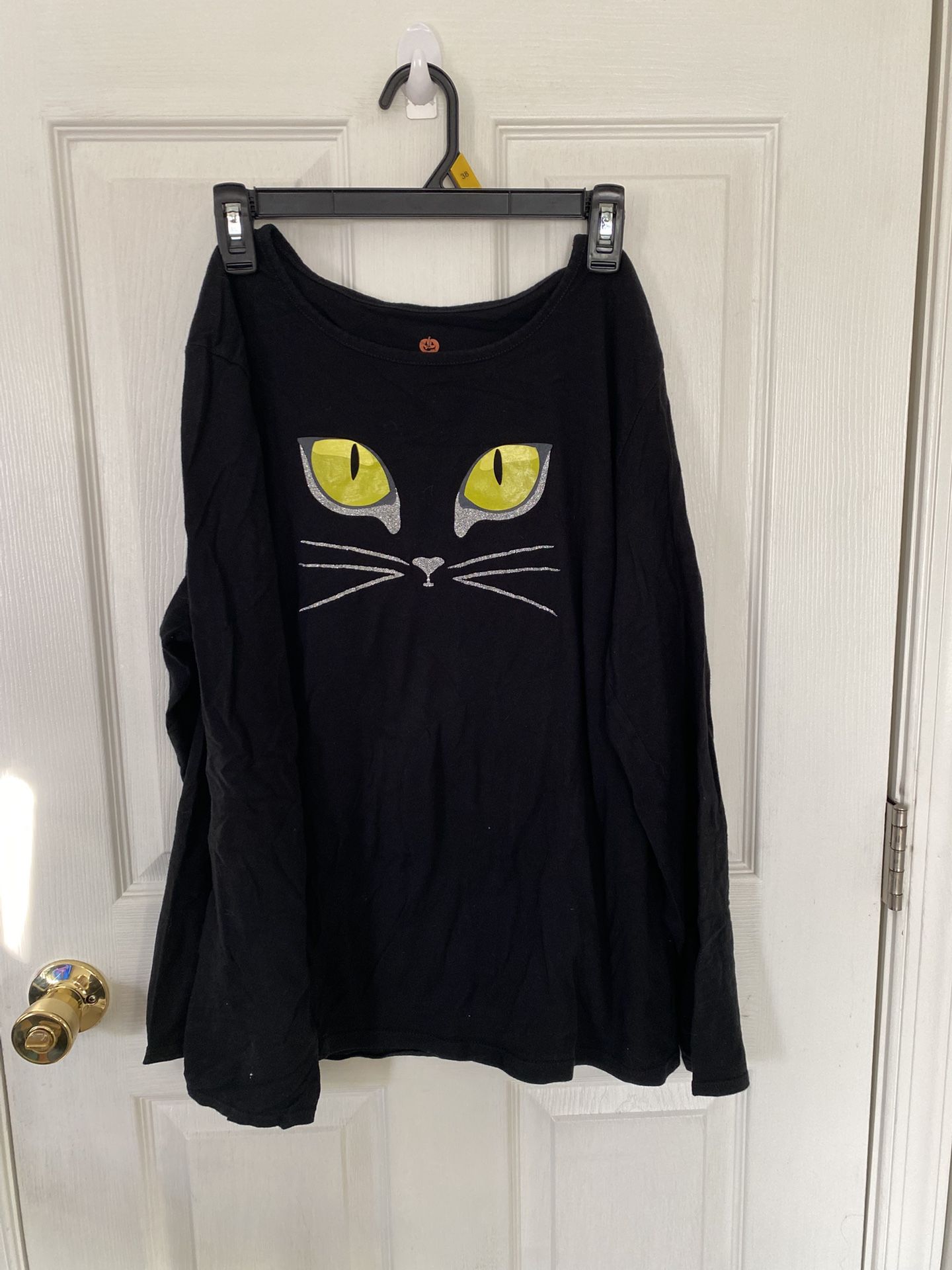 Black Cat Face Shirt