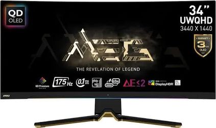 MSI MEG 34" OLED 175Hz CURVE GAMING MONITOR