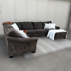 Brown sectional couch from Ashley furniture FREE DELIVERY!