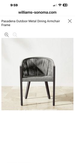 William Sonoma Pasadena patio chair