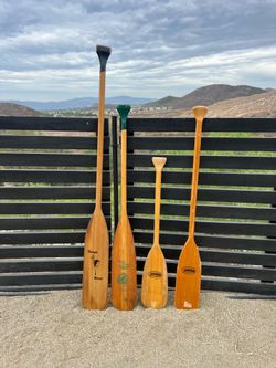 Vintage boat paddles/oars