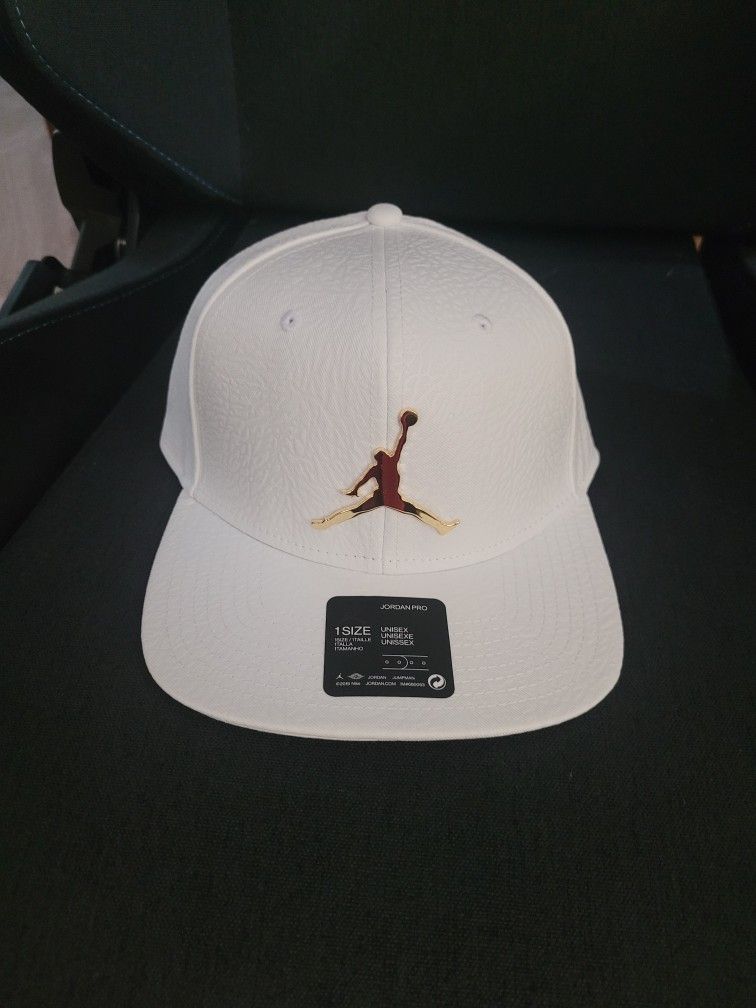 Air Jordan Pro Element Ingot Cap Snapback Hat White Gold Elephant DC3680 100