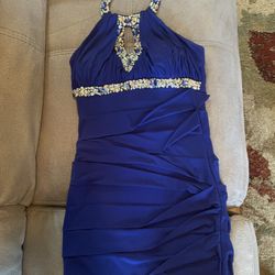 Royal Blue Dress