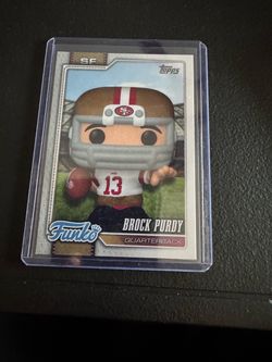 Topps 2026 Brock Purdy Funko SSP card.