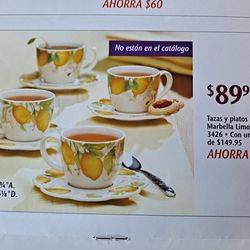 JUEGO PARA TE LIMONCELLO PRINCESS HOUSE 🌷 ⚘️