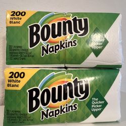 (TWO PACKAGES) BOUNTY NAPKINS