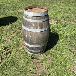 French oak wood barrel