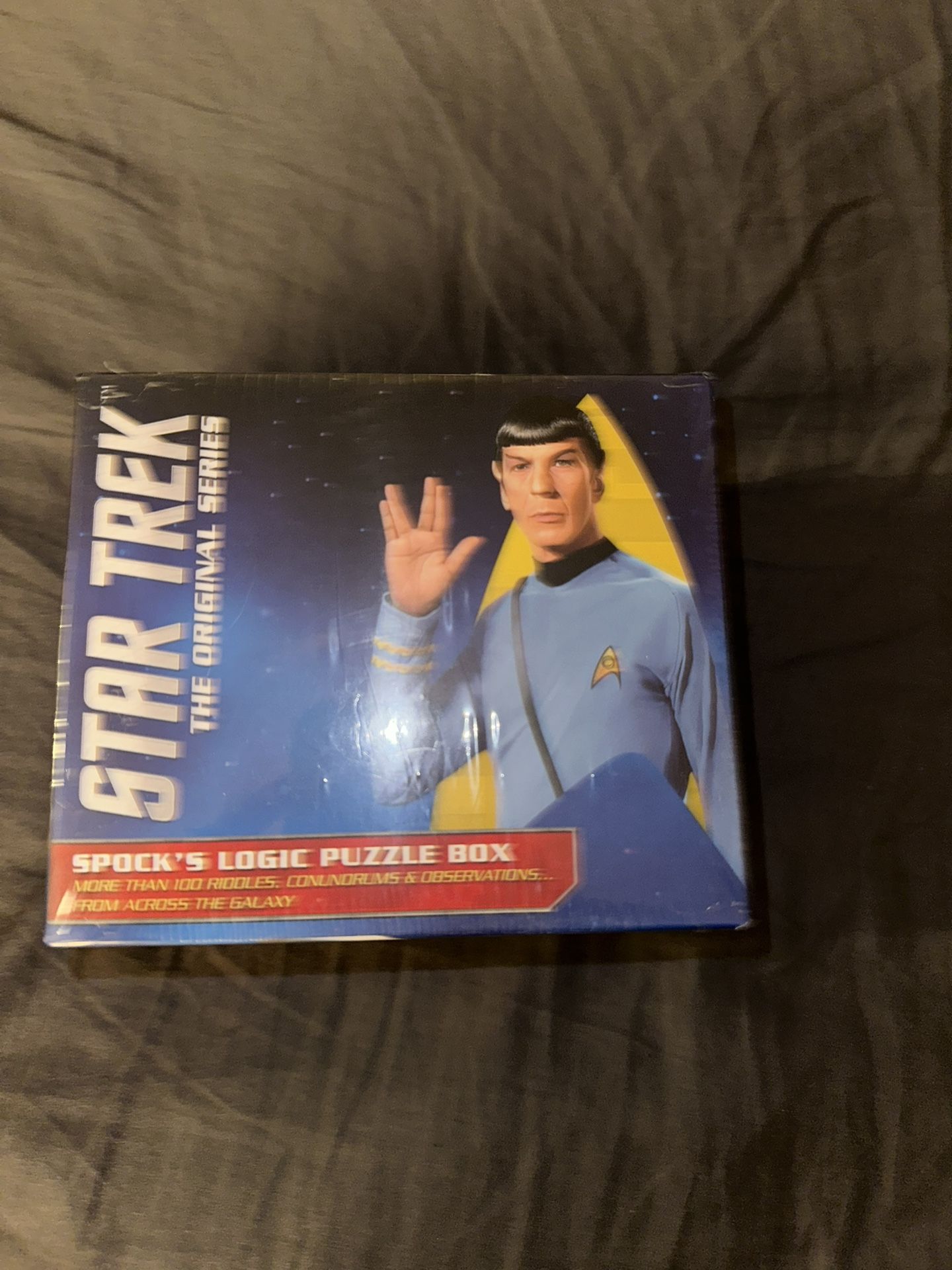 Star Trek The Original Series : Spock's Logic Puzzle Box Game, NIB,