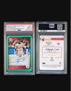 24-25 Topps Merlin Uefa Club Competitions Autographs Moussa Yeo #AU-MY (AU, RC)