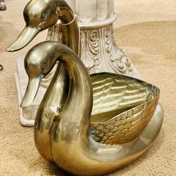 Beautiful Antique Brass Planter