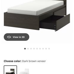 Twin Bed Frame With Drawers