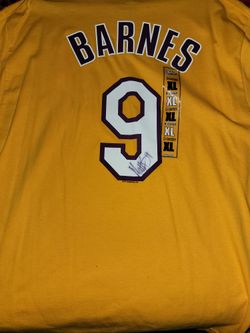 Signed Matt Barnes Lakers Shirt